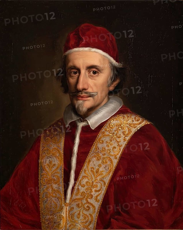 Innocent XI (born 19 May 1611 in Como, died 12 August 1689 in Rome), born Benedetto Odescalchi, was Pope of the Catholic Church from 1676 to 1689, reproduction from an original from the time, historical, digitally enhanced