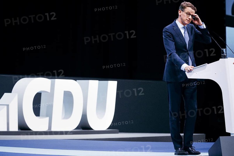 Carsten Linnemann, Deputy Chairman of the CDU, recorded at the CDU Germany 2024 party conference in Berlin, 6 May 2024