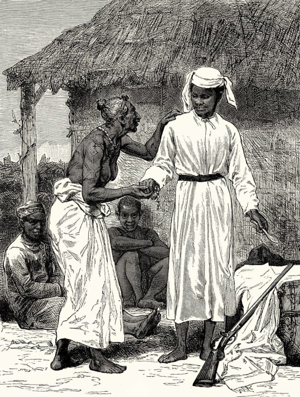 James Chuma, a companion of David Livingstone, and his aunt