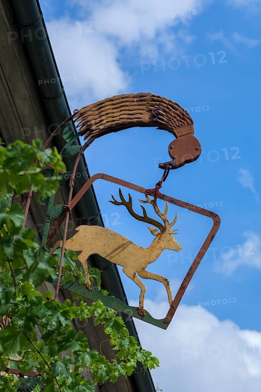 Nasenschild Zur Alten Freyung, Zeil am Main, Lower Franconia, Bavaria, Germany
