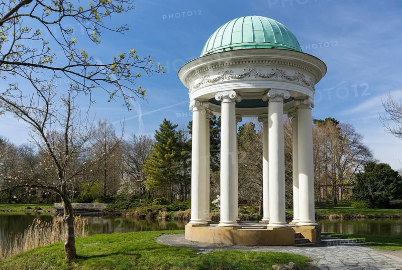 Temple of the Muses in agra-Park, Markkleeberg, Saxony, Germany