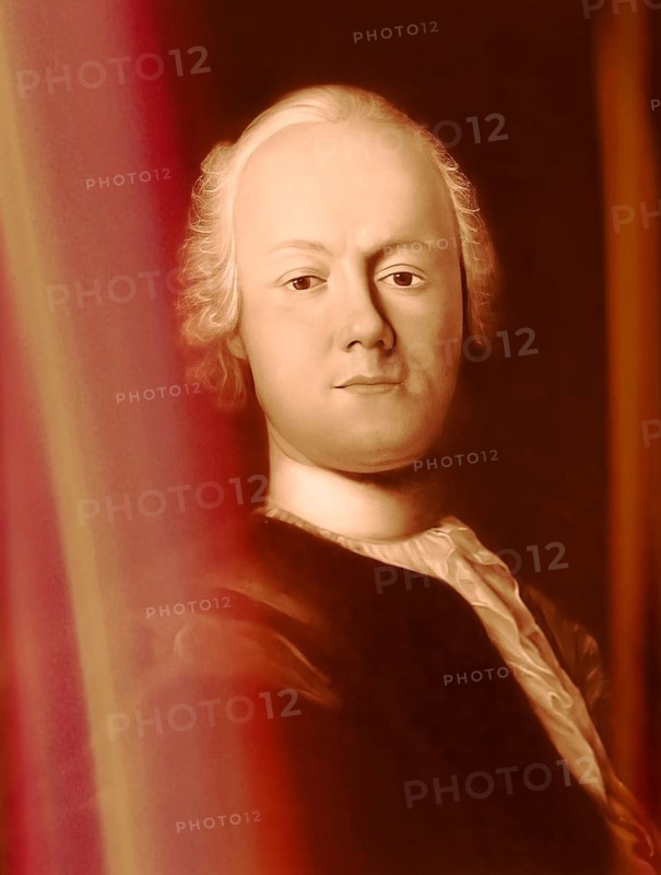 Portrait of Friedrich Gottlieb Klopstock, 1724, 1803, German poet, digitally edited according to a painting by Johann Caspar Füssli