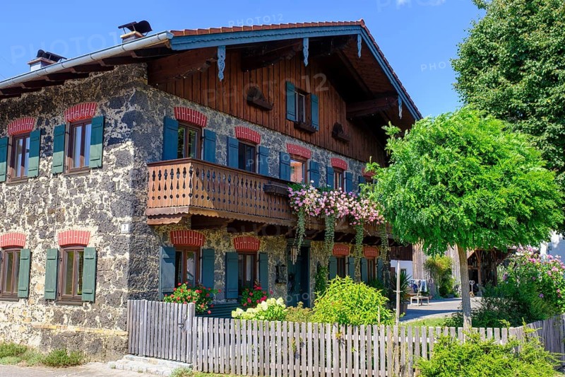 Bauernhof, Schlackenhof, Schönram, bei Laufen, Chiemgau, Upper Bavaria, Bavaria, Germany