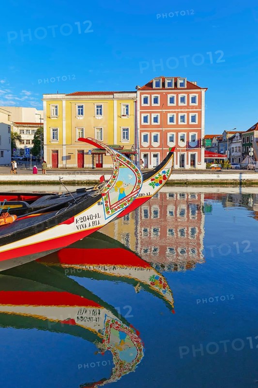 Moliceiro boats, Aveiro, Portugal