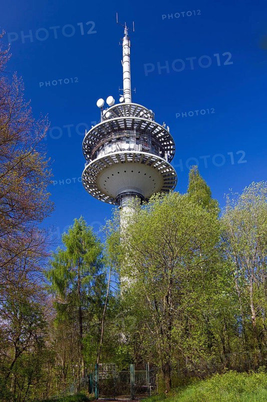 Hesse, Taunus, Eppenhain, radio tower, transmission mast, telecommunications, blue sky, Federal Republic of Germany