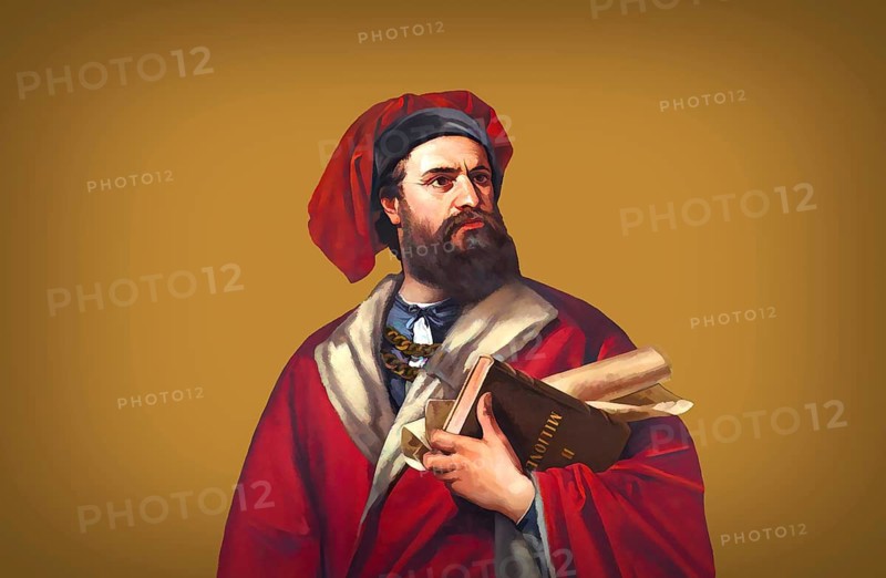 Marco Polo, c.?1254 –1324, an Italian merchant, explorer and writer, digital edited