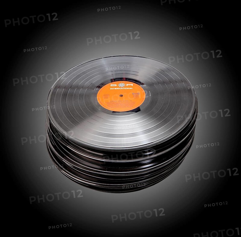 Old vinyl records