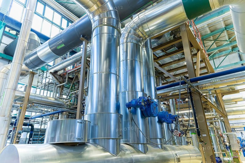 Innovationskraftwerk Dresden-Reick Gasmotor, Dresden, Saxony, Germany