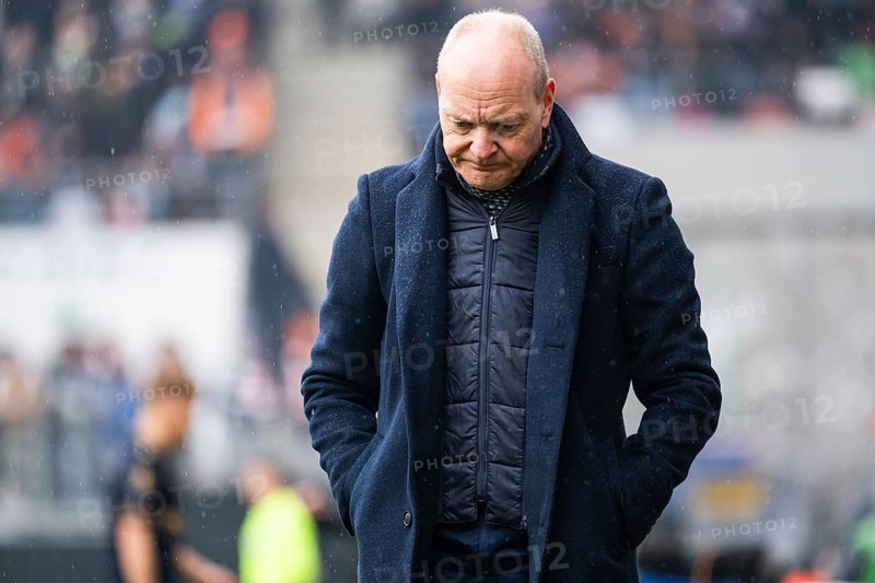 LUBIN, POLAND - MARCH 15, 2026: Football match between KGHM Zaglebie Lubin vs Lech Poznan. Head coach of Lech Niels Frederiksen