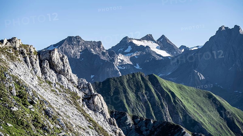 Dreiherrenspitze and Simonyspitze, high mountains, Venedigergruppe, Hohe Tauern, Austria
