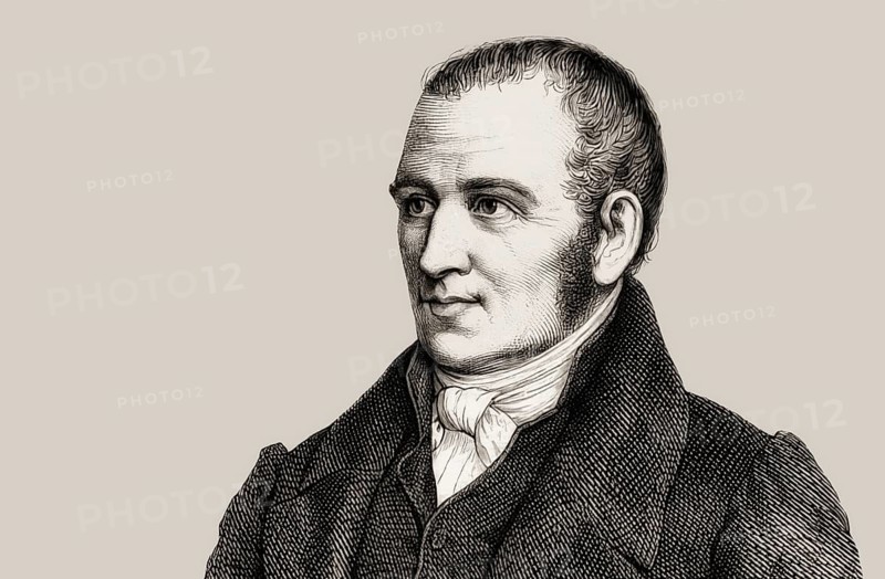 Johann Peter Hebel, 1760 - 1826, German poet, Protestant theologian and educator, Alemannic dialect poet, digitally optimized