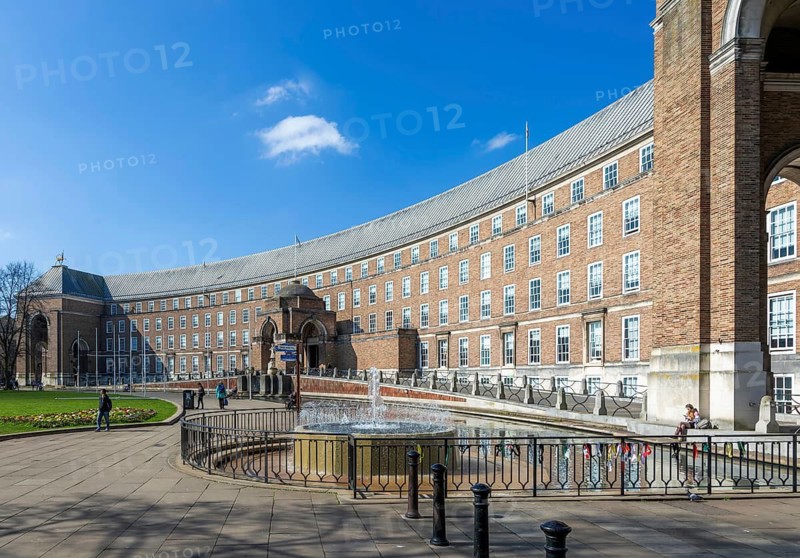 City Hall, former Bristol City Council House, College Green, city centre of Bristol, England, UK architect Vincent Harris open 1956