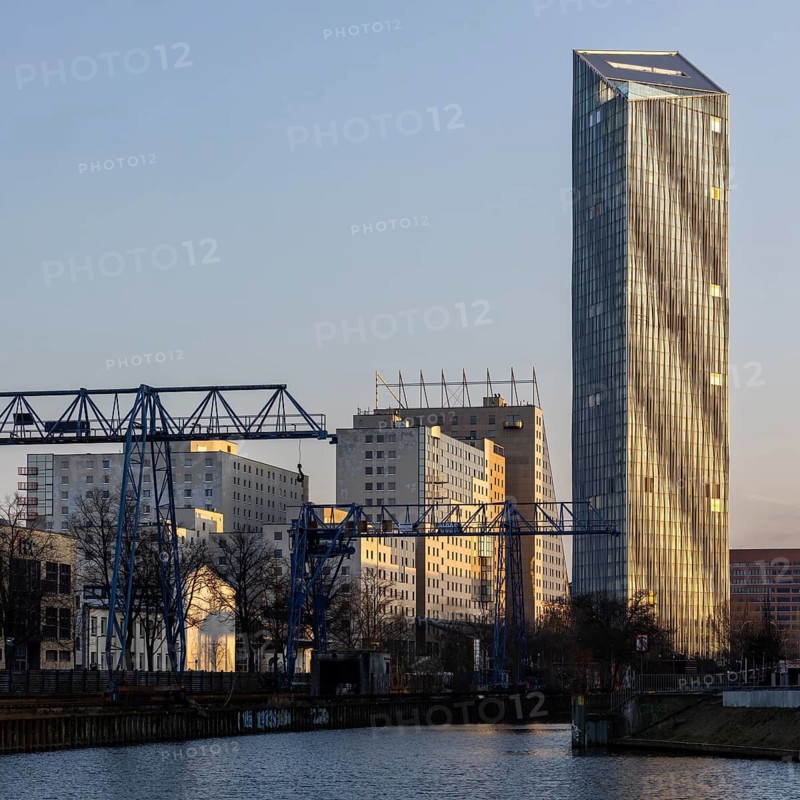 Estrel Tower, the tallest building in Berlin at 176 meters, planned opening as part of the Estrel Hotel at the end of 2026, Neukölln, Berlin, Germany