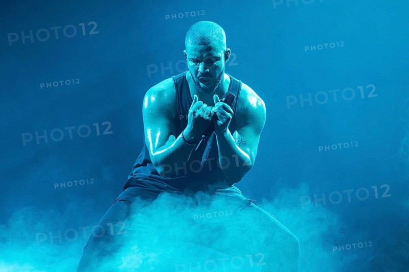 Rapper Drake (Aubrey Drake Graham) live in the Mercedes-Benz Arena in Berlin on 9 March 2017