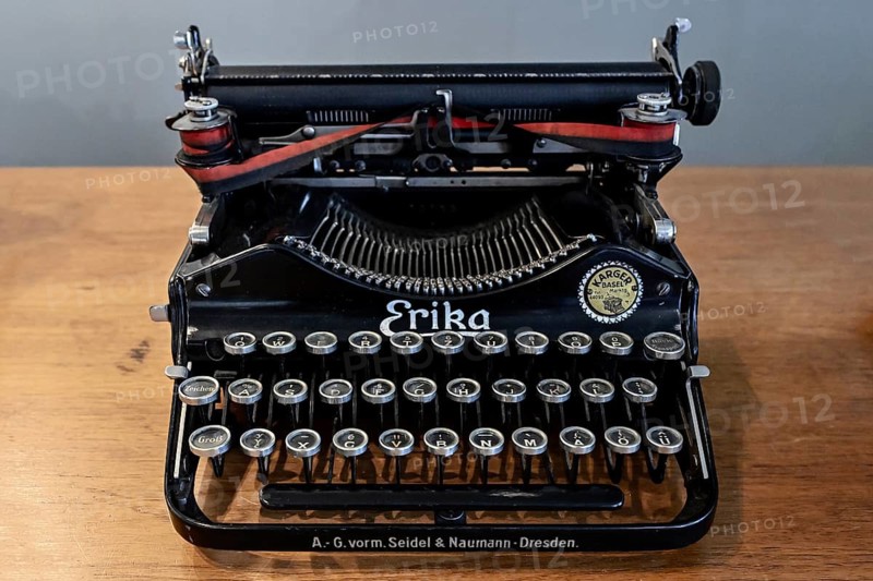 Antique typewriter Erika