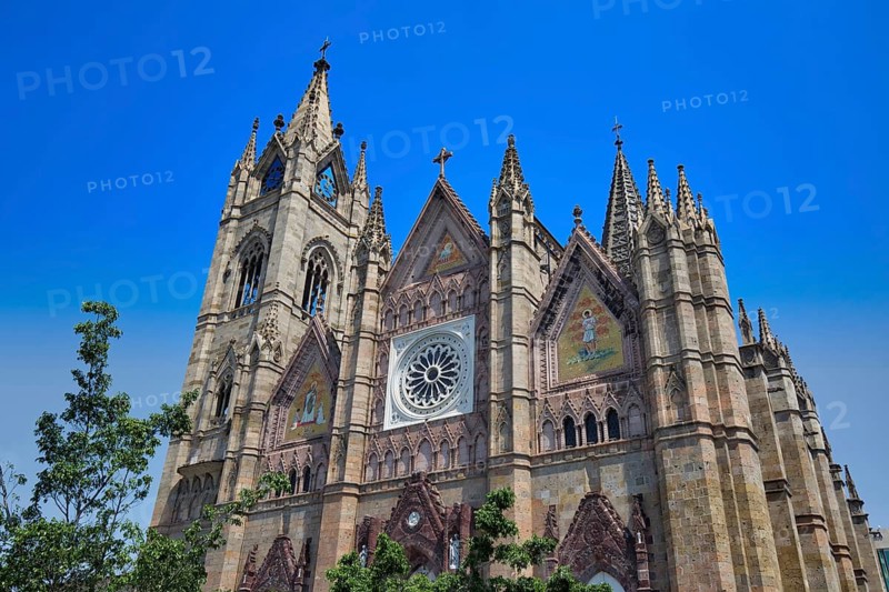 Famous Blessed Sacrament Temple in Guadalajara (Templo Expiatorio del Santisimo Sacramento)
