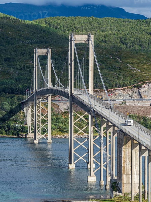 Tjeldsundbrua bridge south of Harstad, Norway
