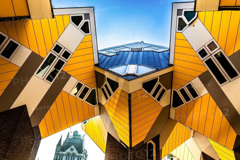 Cube houses from 1984, architect Piet Blom, Rotterdam, the Netherlands