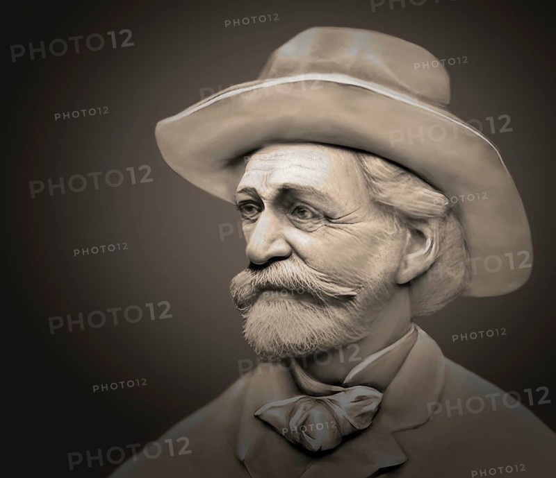 Giuseppe Verdi, 1813 – 1901, Italian opera composer, digitally edited