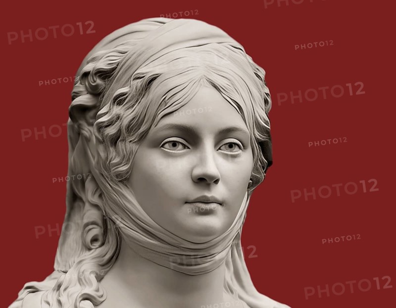 Louise of Mecklenburg-Strelitz, Luise Herzogin zu Mecklenburg - Strelitz, Luise Auguste Wilhelmine Amalie Herzogin zu Mecklenburg, Königin Luise, 1776 – 1810, Queen of Prussia as the wife of King Frederick William III, digitally edited after a bust by Johann Gottfried Schadow
