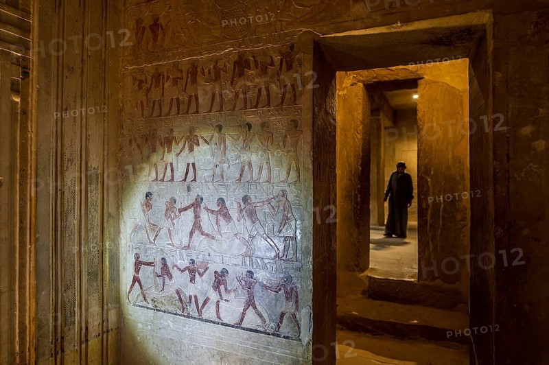 Tomb of Ptahhotep, Sakkara, Saqqara, UNESCO World Heritage Site, Memphis, Cairo, Egypt