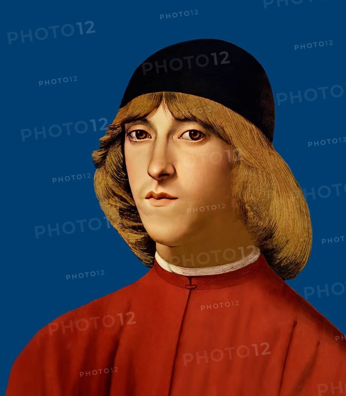 Piero di Lorenzo de' Medici, 1472 – 1503, ? lord of Florence from 1492 until 1494, digital edited according to a painting by Domenico Ghirlandaio