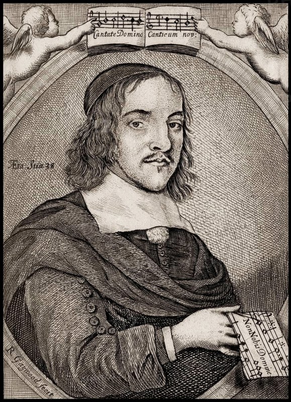 Portrait of John Playford, 1623–1686, a London bookseller, publisher of books on music theory, minor composer and member of the Stationers' Company, digitally optimized