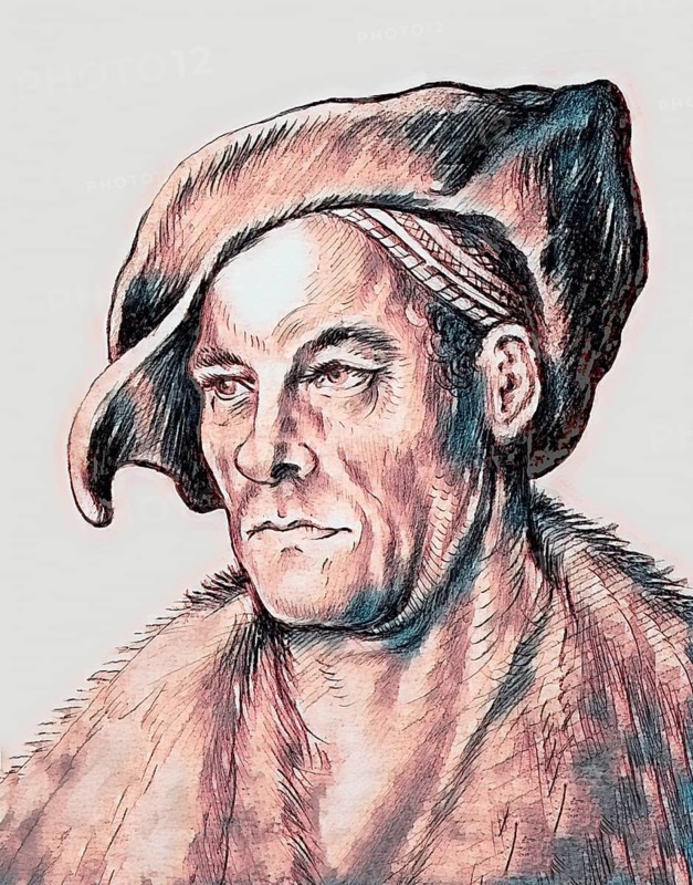 Portrait of Jakob Fugger, 1459, 1525, German businessman, digitally edited