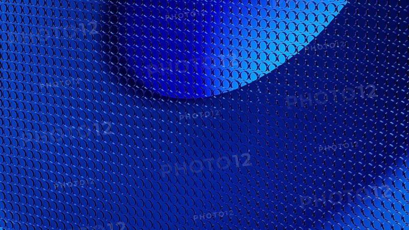 This abstract design showcases a 3D structure in shades of blue, perfect for creating a tech-savvy digital atmosphere