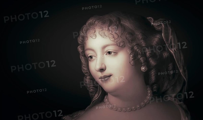 Marie de Rabutin-Chantal, marquise de Sévigné, also known as Madame de Sévigné or Mme de Sévigné, French aristocrat, digitally edited after Marie Victoire Jaquotot