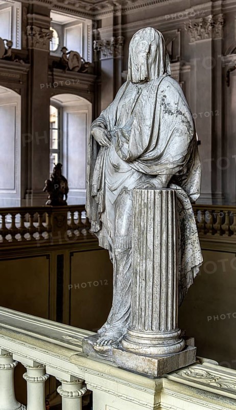 Interior design and exhibition rooms in the Würzburg Residence, imposing 18th century palace with frescoes, paintings and valuable works of art, Würzburg, Bavaria, Germany