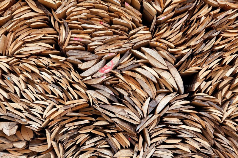 Pile of beech wood, Germany