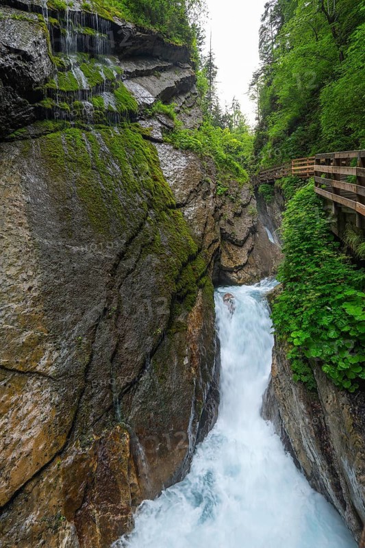 Magical Wimbach Gorge in Ramsau in Berchtesgadener Land