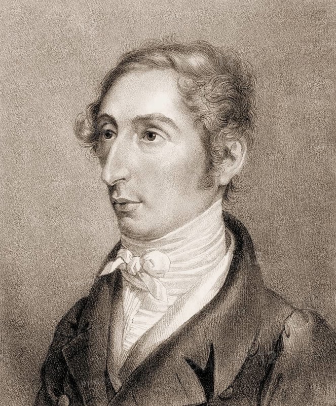 Carl Maria von Weber, 1786 - 1826, German composer, conductor and pianist, digitally edited
