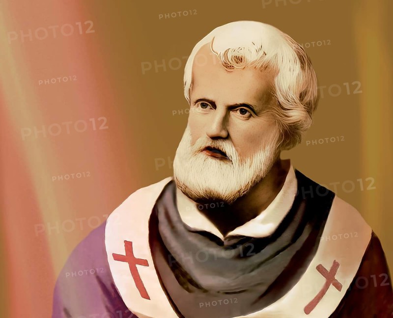 Pope Agapitus II, Agapetus II, Agapet II., ruler of the Papal States from 946 to his death in 955, digitally edited after a painting