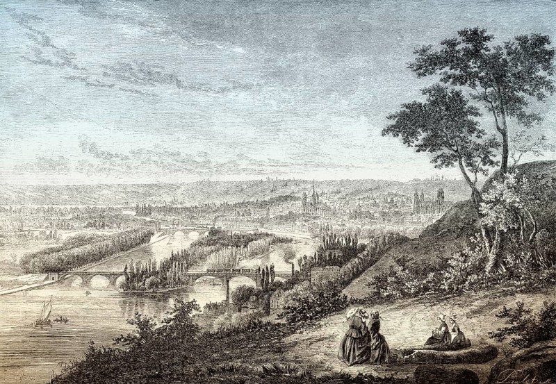 Rouen, region of Normandy, France, 19th century
