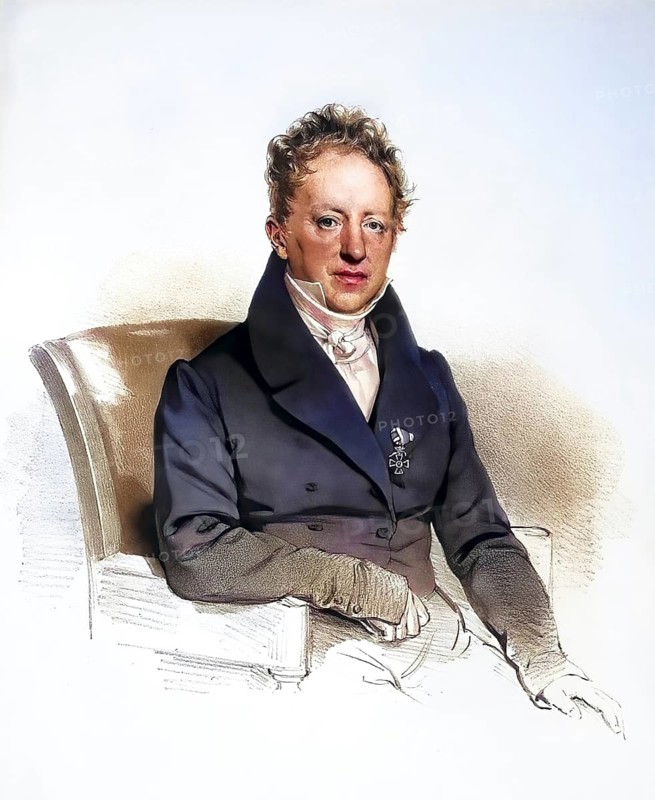 Josef Ritter von Kudler (1786-1853), Austrian jurist and national economist, Historical, digitally restored reproduction from a 19th century original, Record date not stated