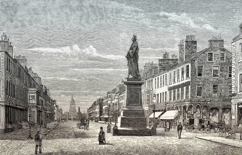 George Street, Edinburgh, Scotland, 19th century