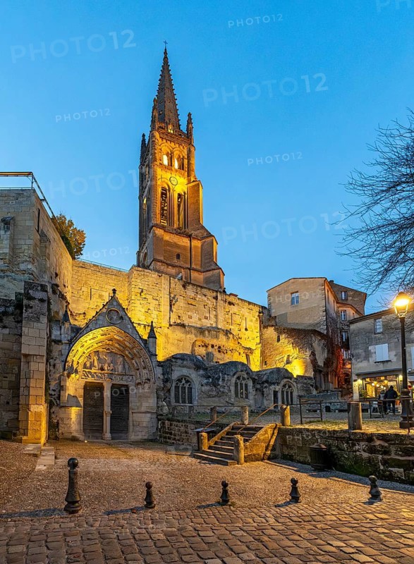 Monolithic Church of Saint-Emilion, France