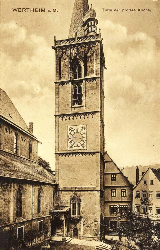 Historical postcard, picture postcard, Wertheim, Baden-Württemberg, Germany, digitally enhanced reproduction of an original from around 1900, picture postcard