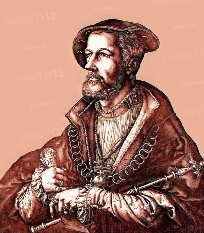 Jan van Leiden, or Jan Beuckelszoon oder Beukelszoon, 1509 – 1536, Anabaptist King of Münster, digitally edited