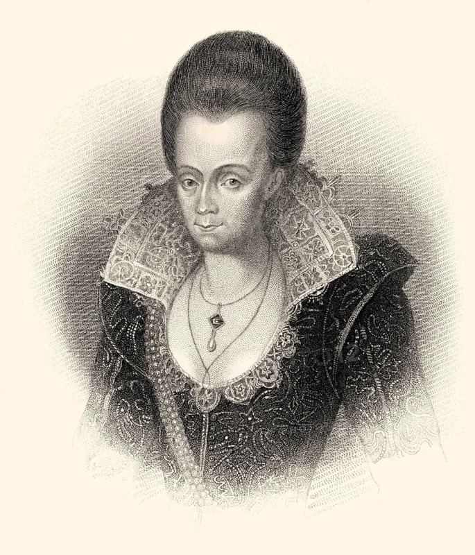 Lady Arbella Stuart or Arabella Stewart, 1575-1615, an English noblewoman, considered a possible successor to Queen Elizabeth I of England, Great Britain