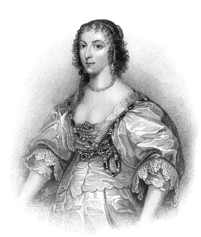 Henrietta oder Henriette Maria von Frankreich, 1609-1669, Königingemahlin von England, Schottland und Irland als Ehefrau von König Karl I.