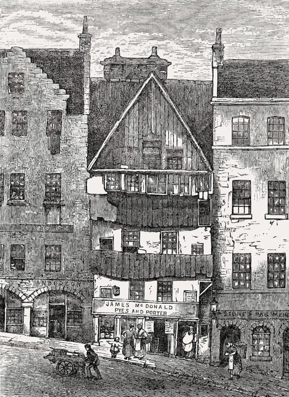 Mahogany Land in Potterow, Edinburgh, Scotland, 18th century