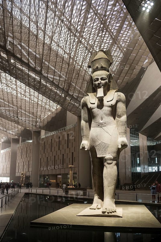 Entrance Hall, Grand Egyptian Museum, GEM, Giza, Cairo, Egypt