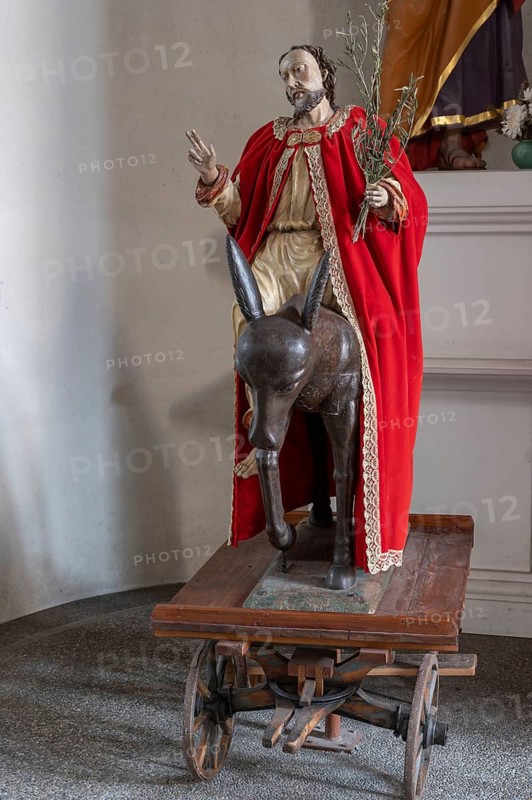 Palmesel in the parish church of St Peter and St Paul, Kirchstraße 25, Telfs, Tyrol, Austria