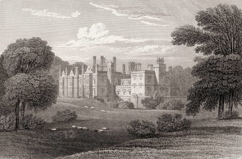 Carstairs House, South Lanarkshire, Scotland, 19th century, from Modern Athens by Th. H. Shepherd