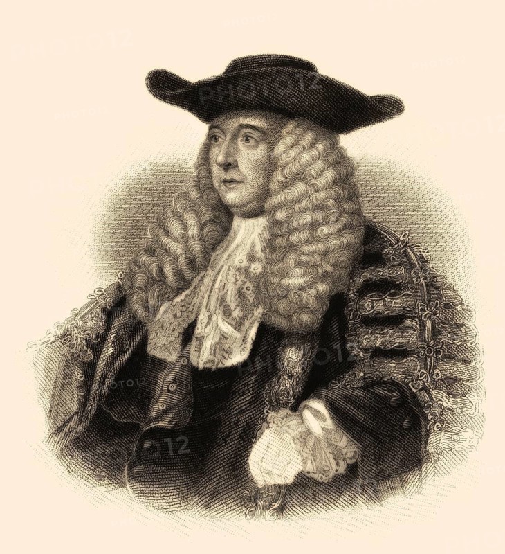 Charles Pratt, 1. Earl Camden, 1714-1794, englischer Rechtsanwalt, Richter und Whig-Politiker
