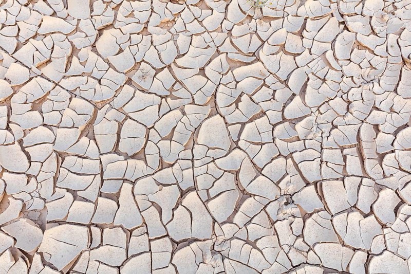 Dry earth in Israel, Middle East, water shortage, drought, Israel