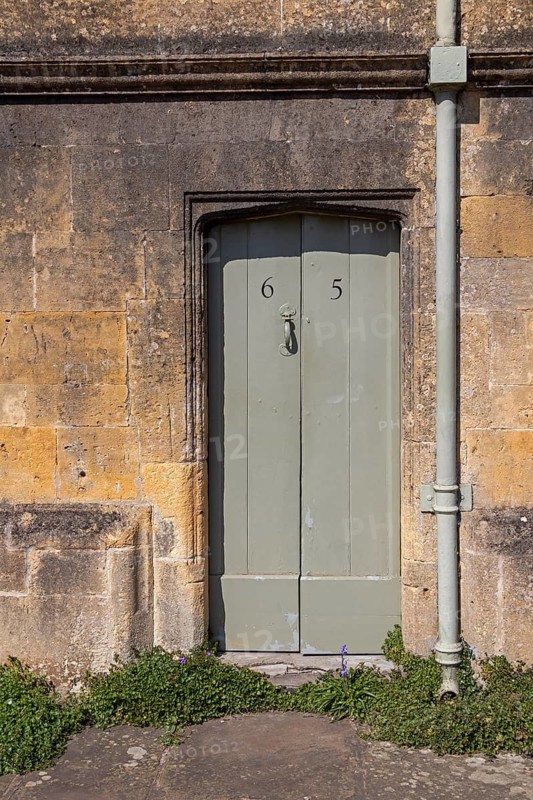 Door, House, Chipping Campden, The Cotswolds, England, Great Britain